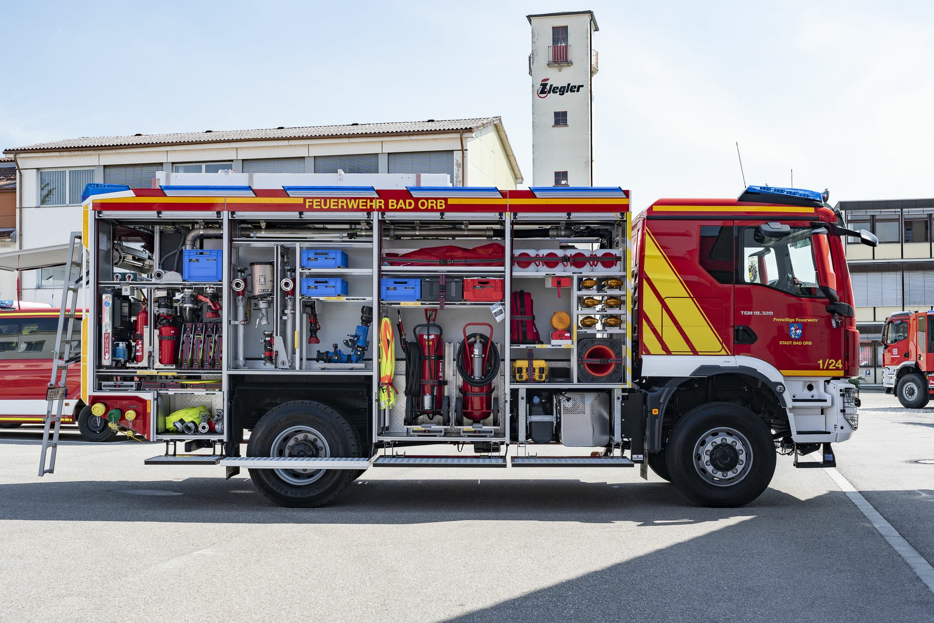 ZIEGLER TLF 4000 an die FF Bad Orb — ZIEGLER Feuerwehrfahrzeuge